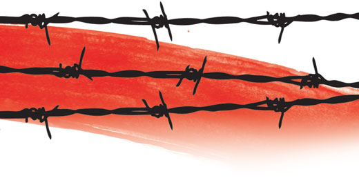 barbed wire